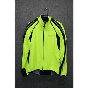 GORE Bike Wear Phantom Jacket Mens Medium Neon Yellow Windstopper